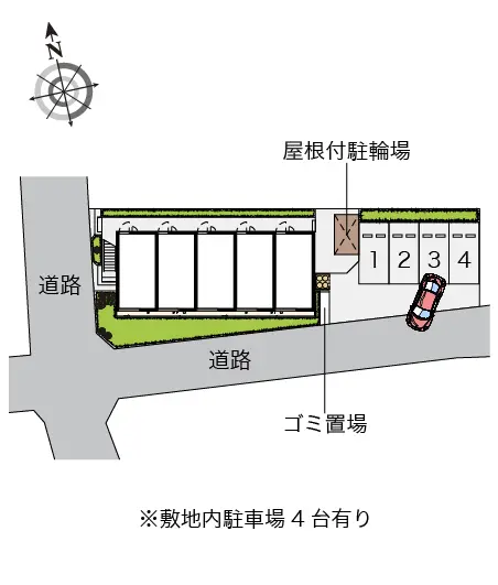 茅ヶ崎市萩園 月極駐車場